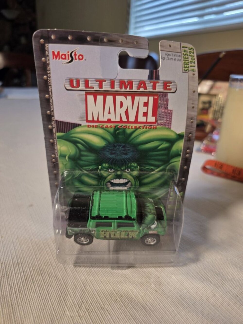 2002 Incredible Hulk Hummer Maisto Ultimate Marvel Die-Cast Collection Series #1 - Picture 6 of 6